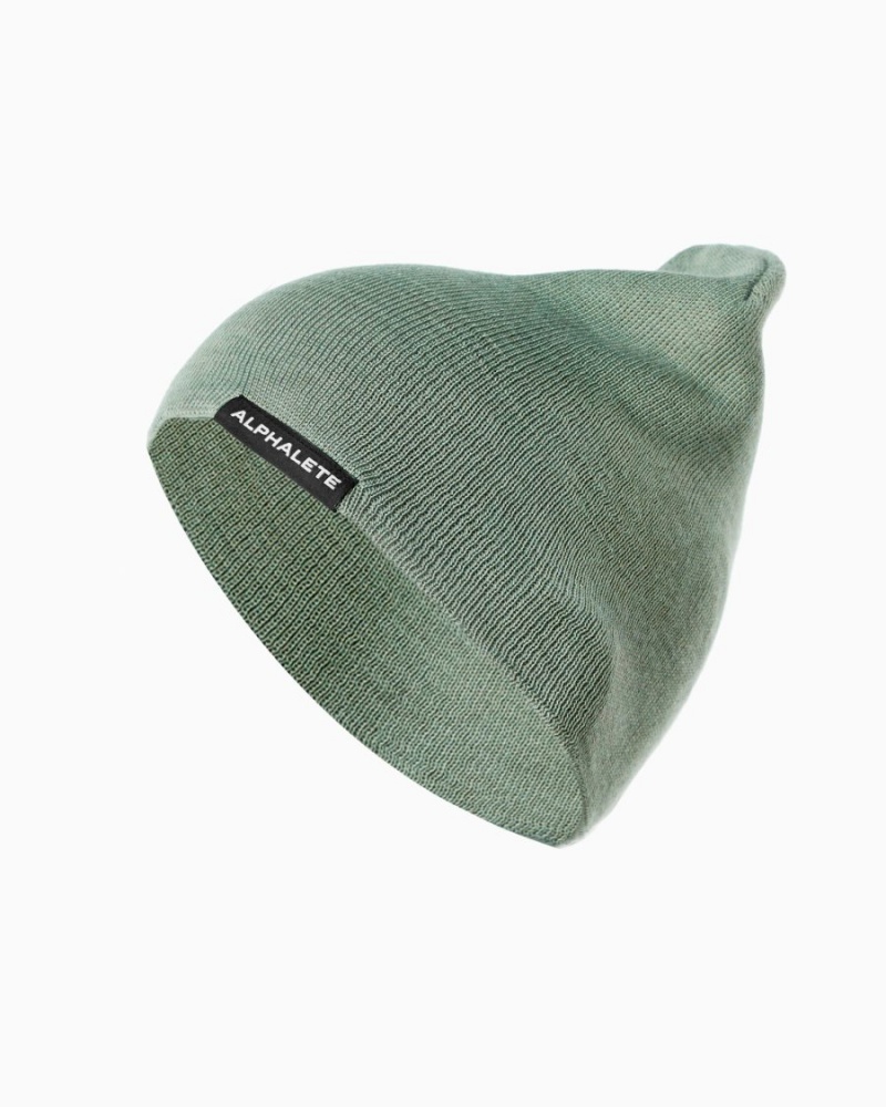 Accessoires Alphalete Essential Beanie Sage Homme | LCY-66324608