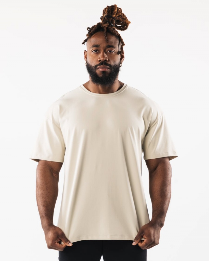 Chemises Alphalete Collegiate Tee Sea Shell Homme | ETB-32487259