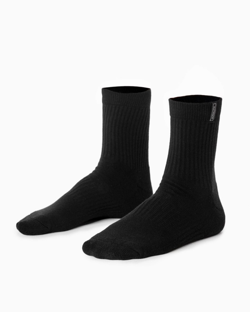 Accessoires Alphalete Union Crew Sock 3pk Noir Femme | UXE-39543861