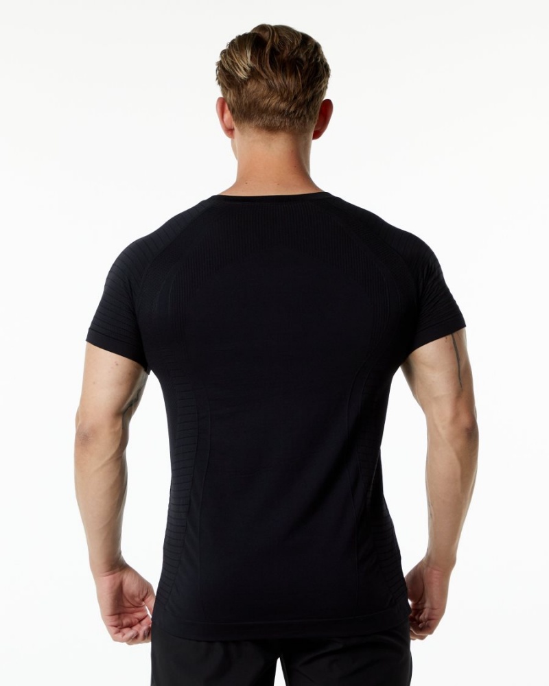 Chemises Alphalete Ozone Tee Noir Homme | MGV-74924929