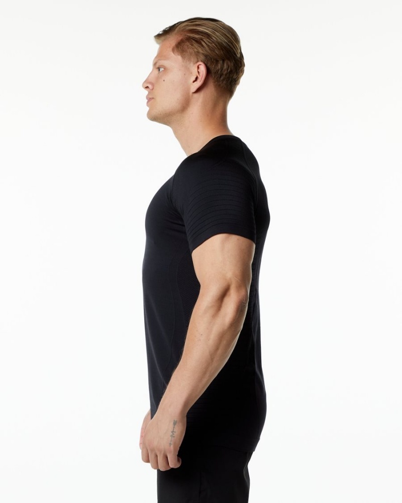 Chemises Alphalete Ozone Tee Noir Homme | MGV-74924929