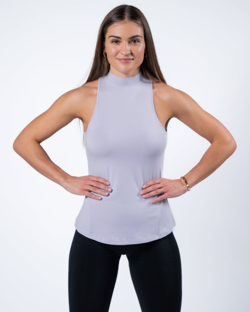 Debardeur Alphalete Evo Tank Lilac Haze Femme | TTW-15047219