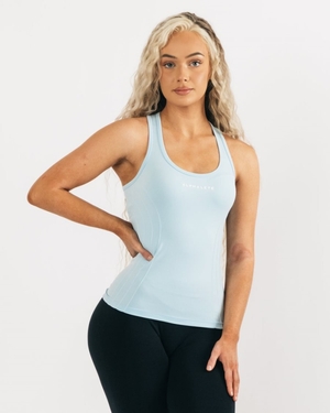 Debardeur Alphalete Seamless Tank Bleu Femme | ZDJ-97868563