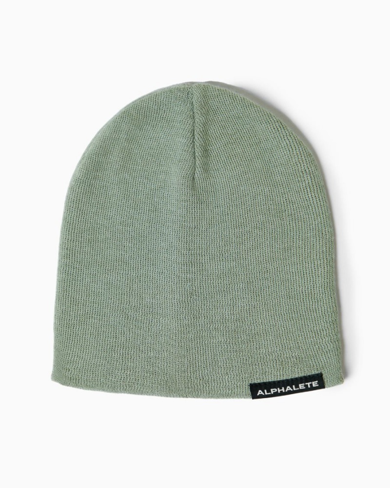 Accessoires Alphalete Essential Beanie Sage Homme | LCY-66324608