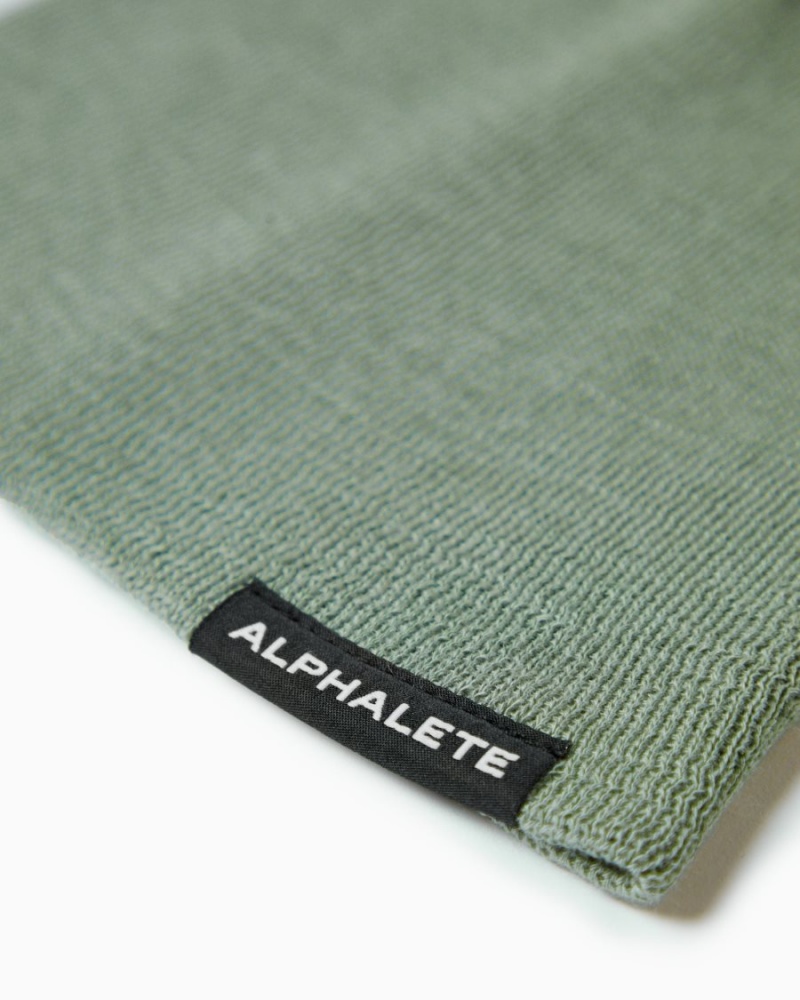 Accessoires Alphalete Essential Beanie Sage Homme | LCY-66324608