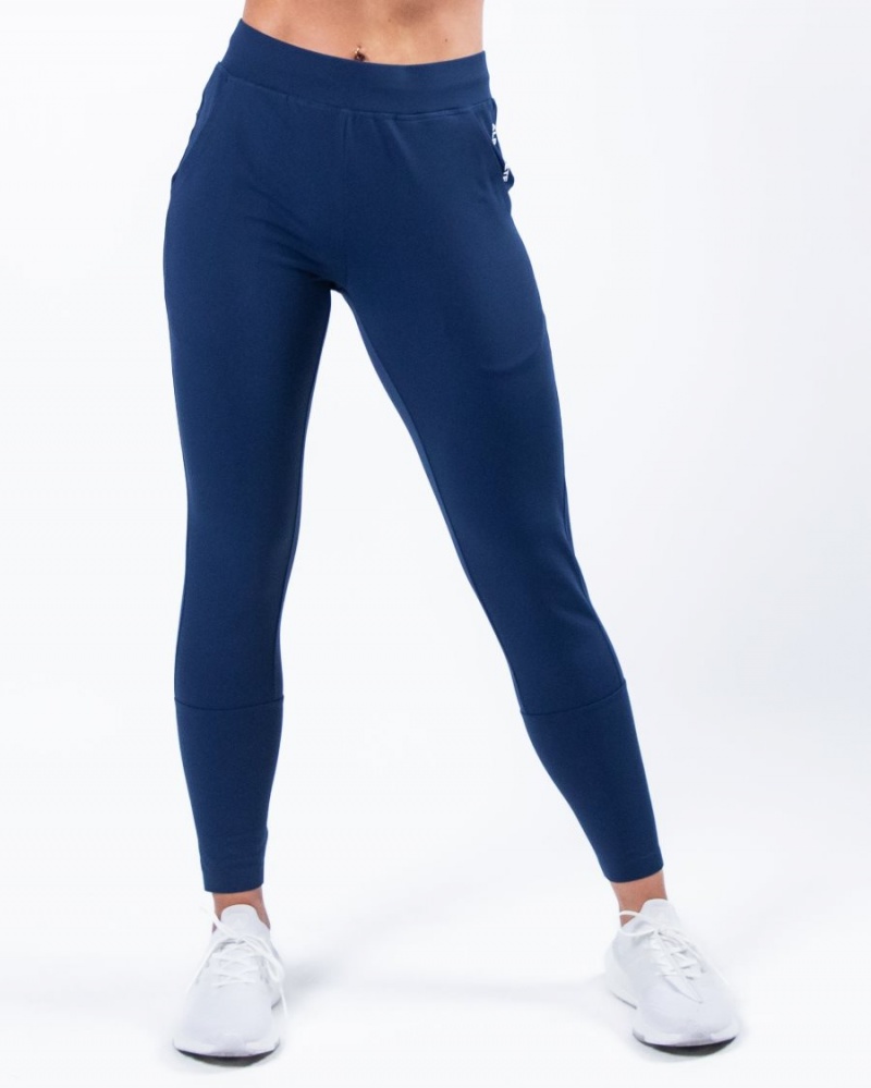 Pantalon Jogging Alphalete Trace Jogger Bleu Femme | ULJ-49124614