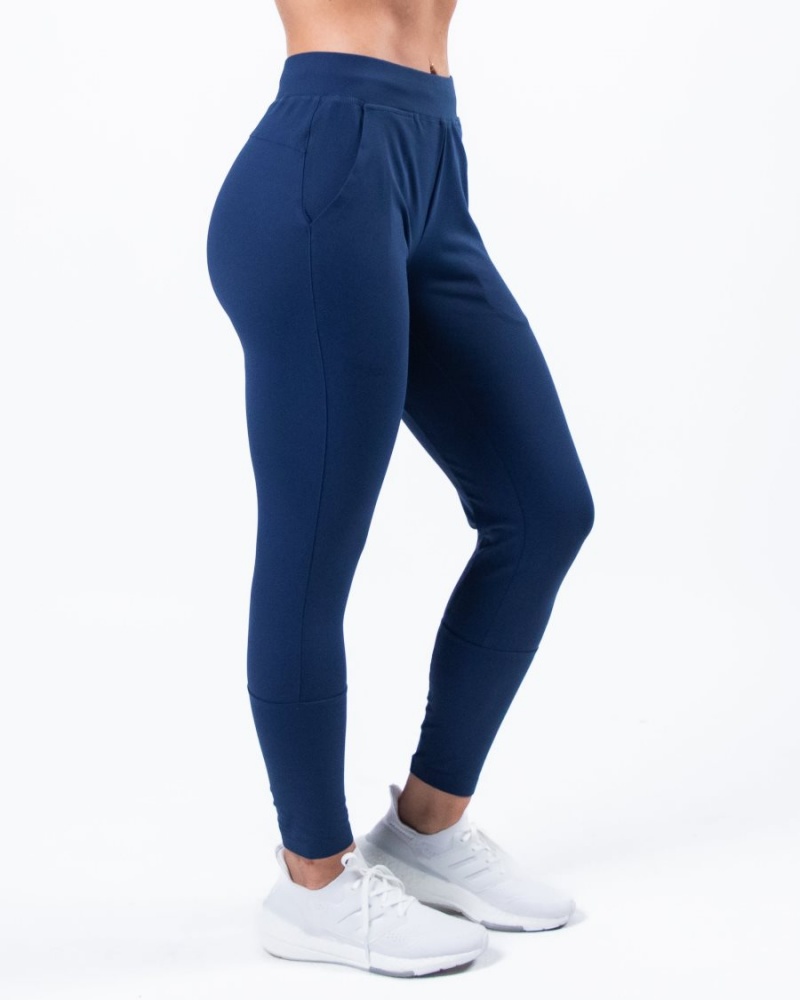 Pantalon Jogging Alphalete Trace Jogger Bleu Femme | ULJ-49124614