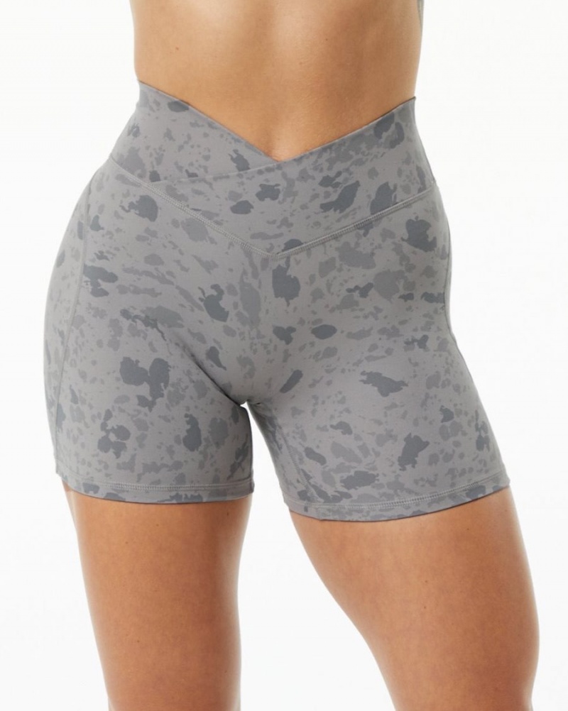 Short Alphalete Surface Power Corta 5" Grise Femme | PUW-41774109