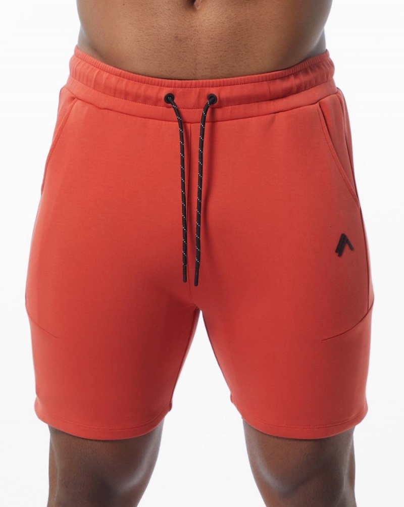 Short Alphalete ELMTS Athlétiques Corta 6" Orange Homme | FYT-56664103