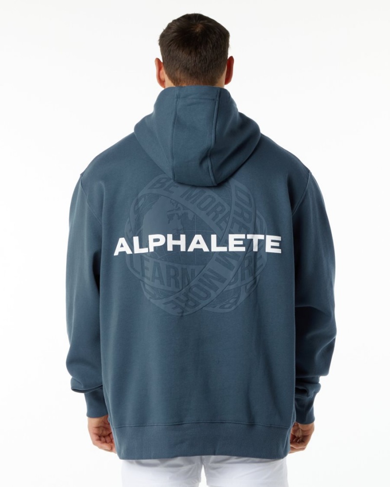 Sweat a Capuche Alphalete Unity Hoodie Bleu Homme | YQC-93673463