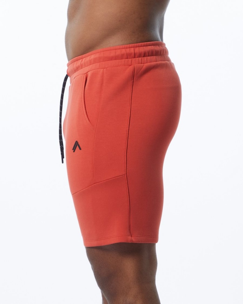 Short Alphalete ELMTS Athlétiques Corta 6" Orange Homme | FYT-56664103