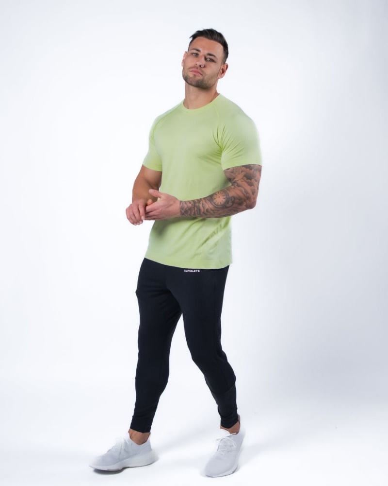 Chemises Alphalete Hero Tee Frozen Spring Homme | MNH-43405674