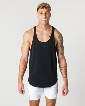 Stringers Alphalete Heavy Coton Core Stringer Noir Homme | AOX-29628811