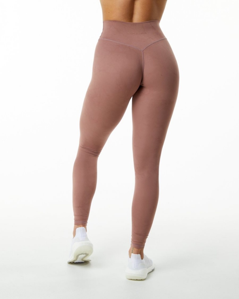 Leggings Alphalete Alphalux Wonder Legging 30" Rose Femme | HAL-51615870