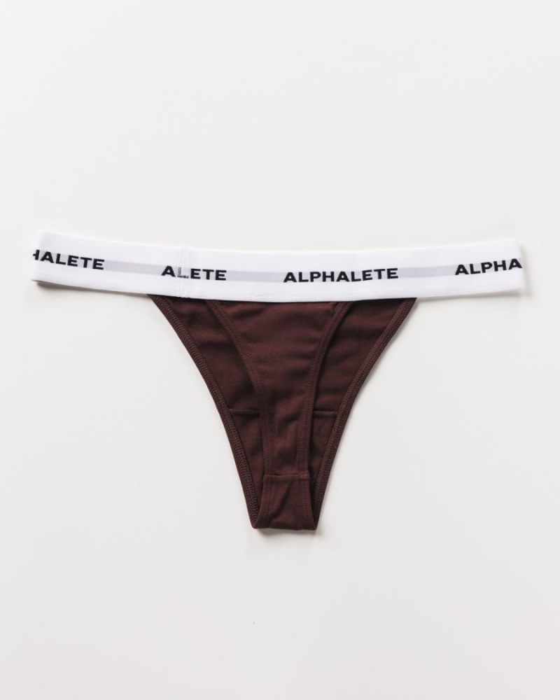 Sous Vêtement Alphalete Acute Lanières Sangria Femme | TAB-41180800