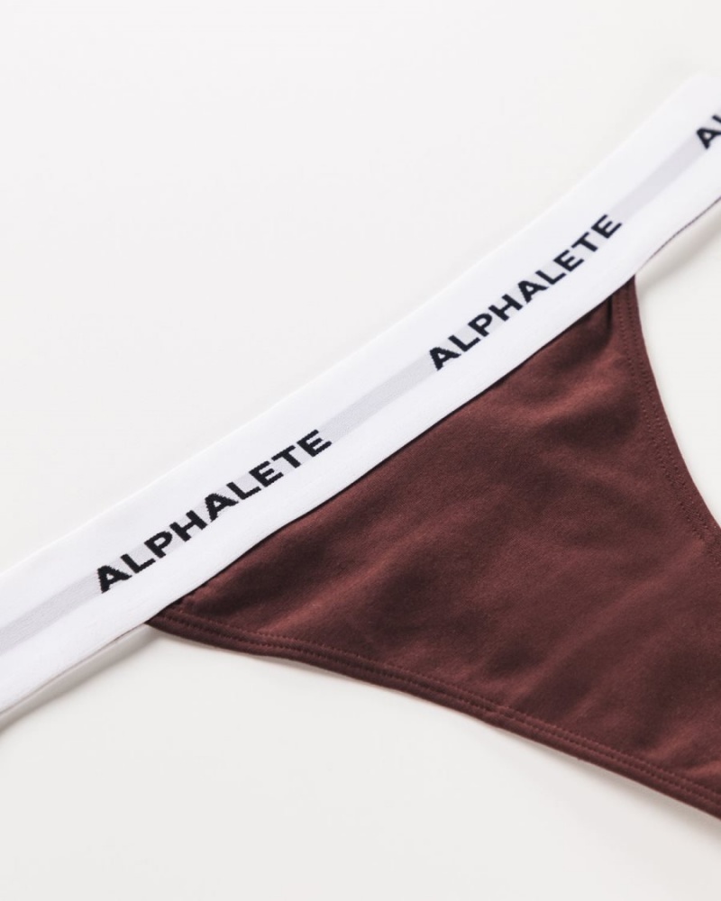 Sous Vêtement Alphalete Acute Lanières Sangria Femme | TAB-41180800