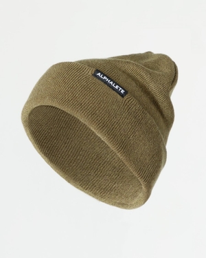 Accessoires Alphalete Essential Foldover Beanie Willow Homme | ZNC-79790503