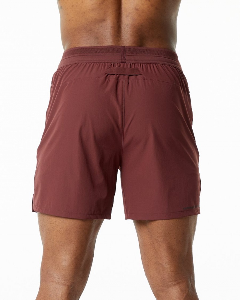 Short Alphalete Studio Corta 6" Merlot Homme | YXE-50448792