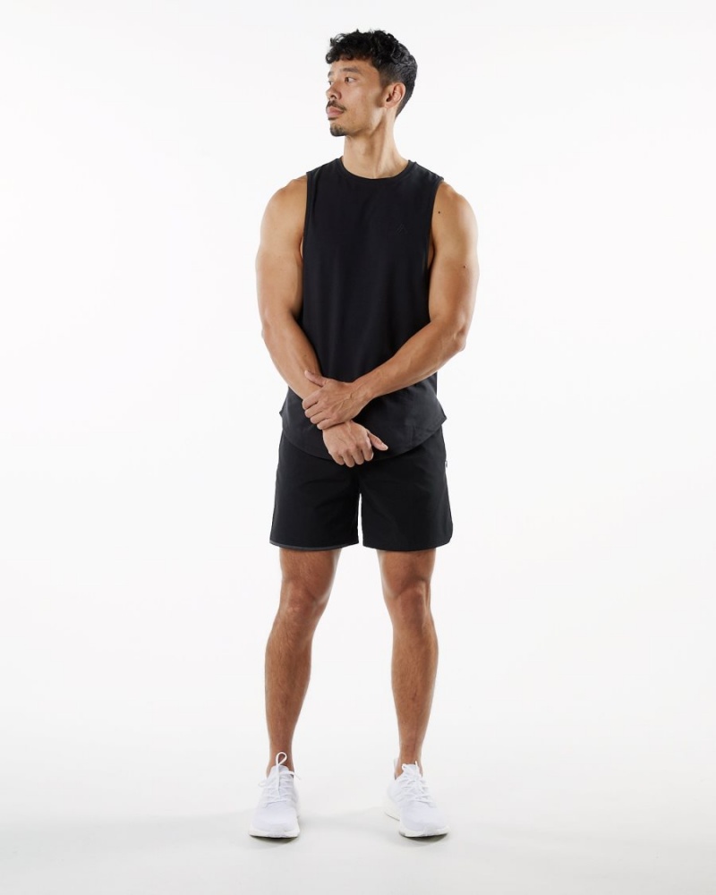 Debardeur Alphalete Dynasty Tank Blackout Homme | UVG-95709234