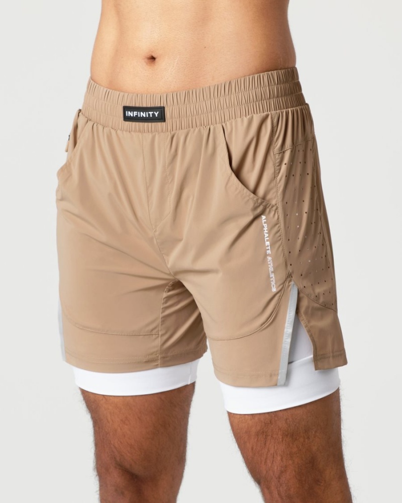 Short Alphalete Infinity Speed Corta 5.5" Chai Homme | PLS-29009110