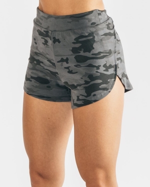 Short Alphalete Identity Cozy Corta Camouflage Femme | RXU-43834940