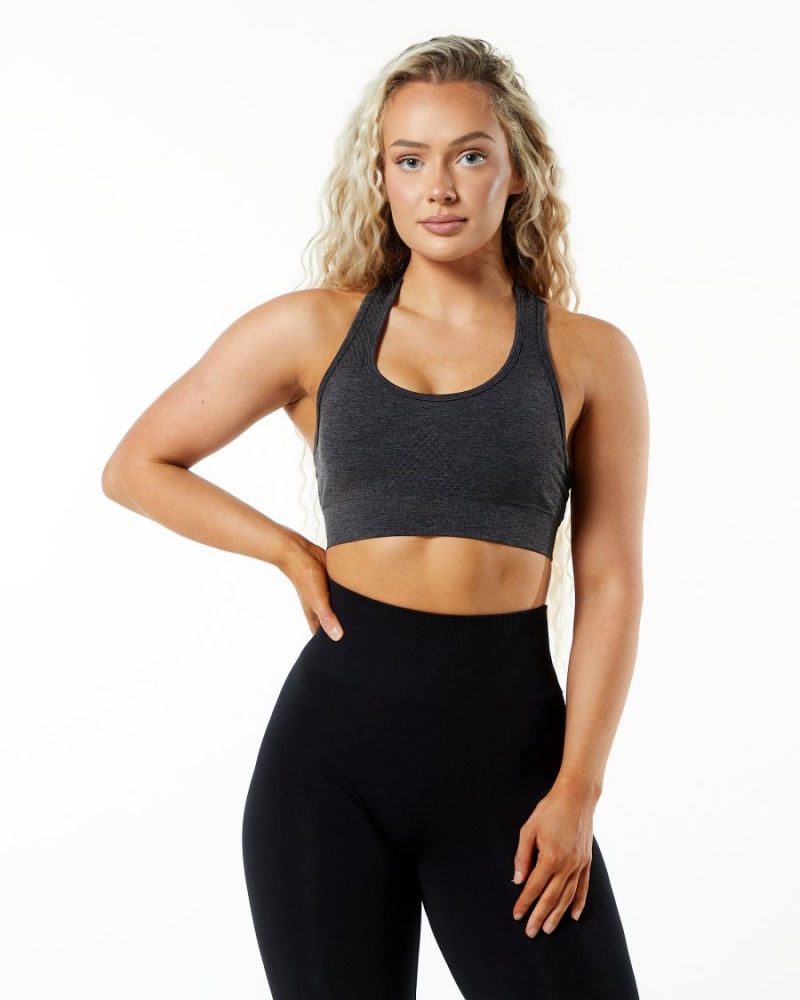 Soutien Gorge Sport Alphalete Impact Bra Grise Femme | UCF-06299590