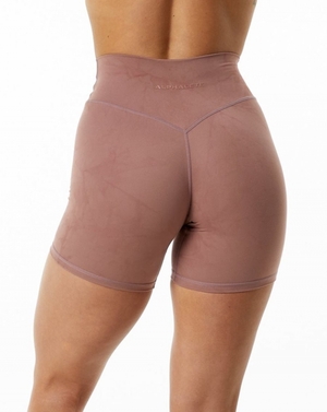 Short Alphalete Alphalux Wonder Corta 6" Rose Femme | QRI-35239536