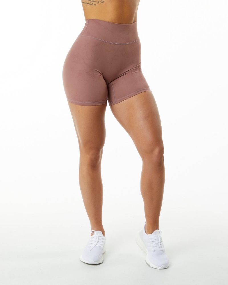 Short Alphalete Alphalux Wonder Corta 6" Rose Femme | QRI-35239536