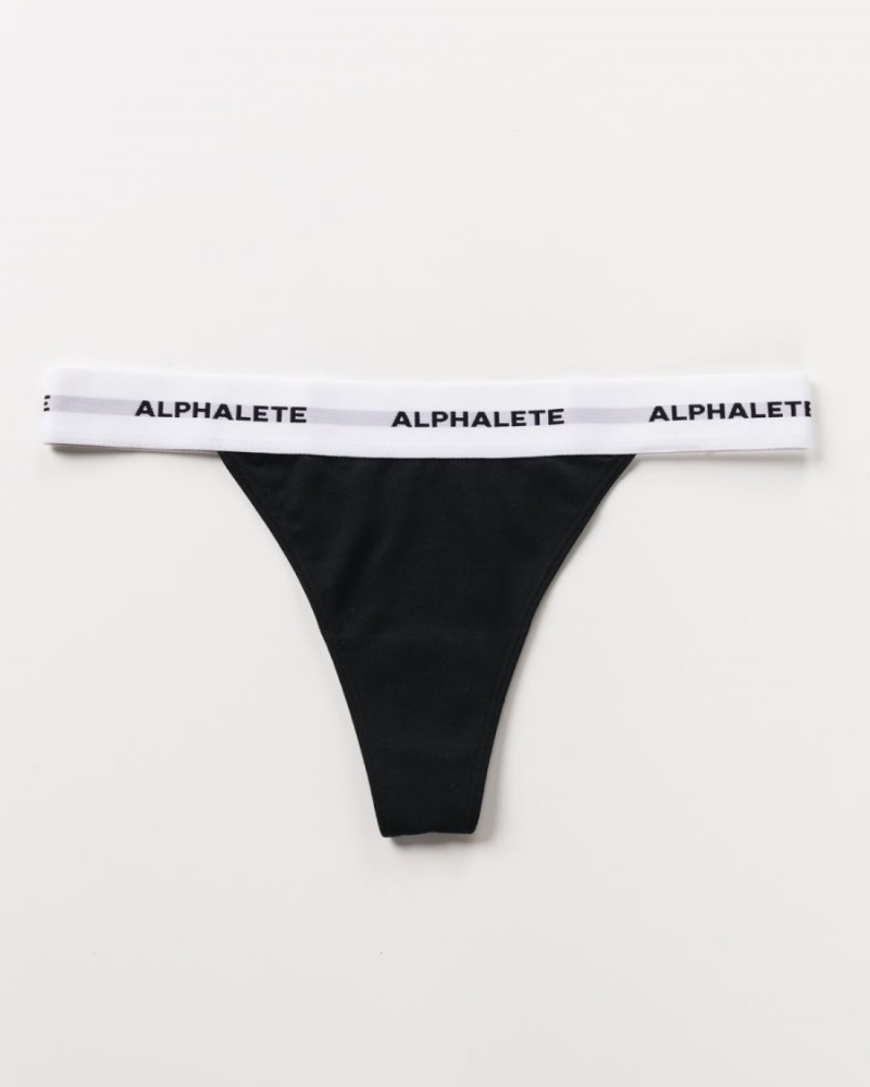 Sous Vêtement Alphalete Acute Lanières Noir Femme | LEC-85955966