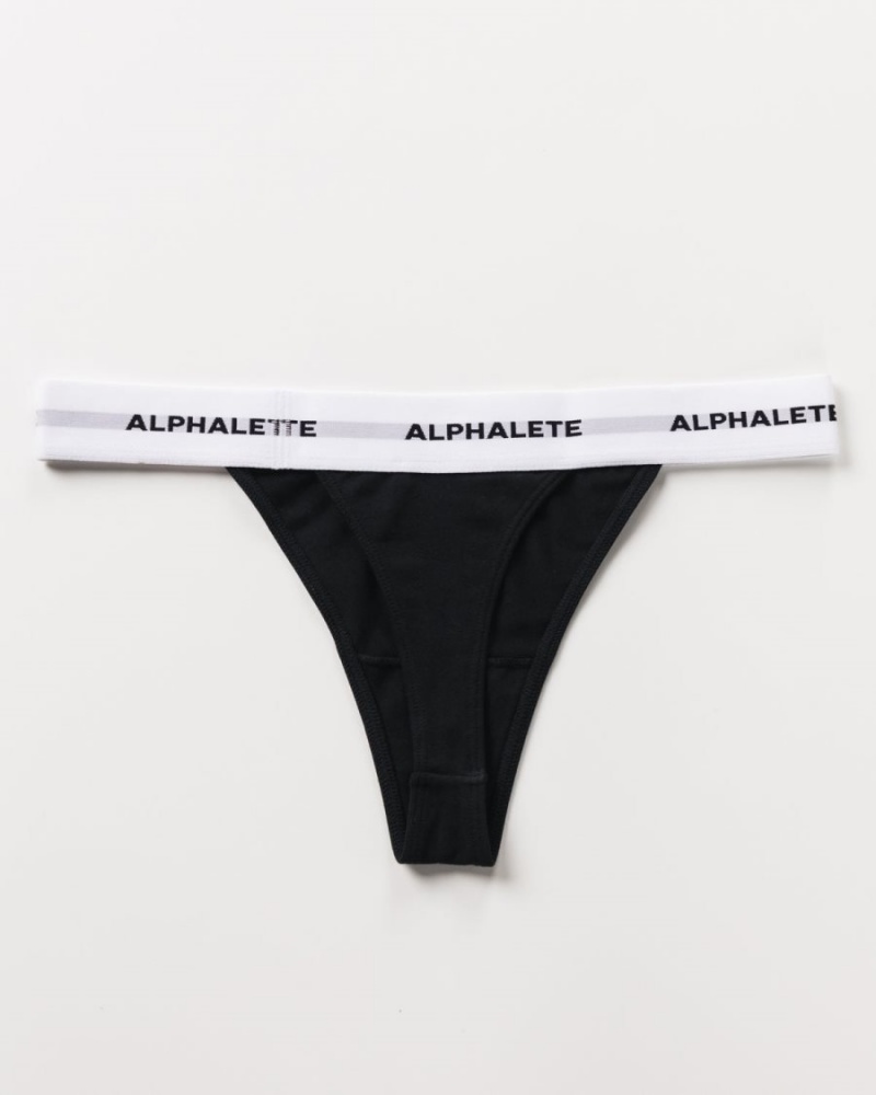 Sous Vêtement Alphalete Acute Lanières Noir Femme | LEC-85955966