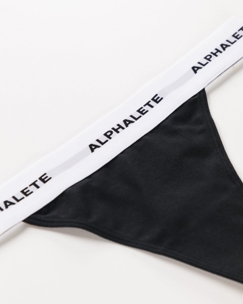 Sous Vêtement Alphalete Acute Lanières Noir Femme | LEC-85955966