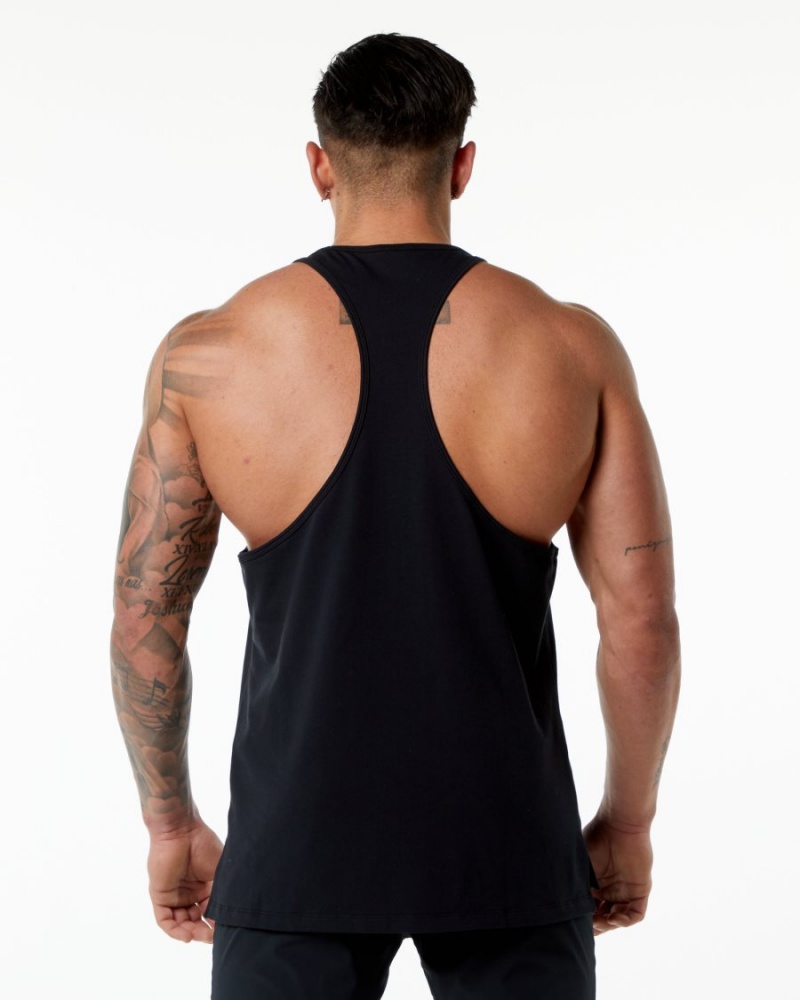 Stringers Alphalete Emblem Stringer Noir Homme | TJV-15851436