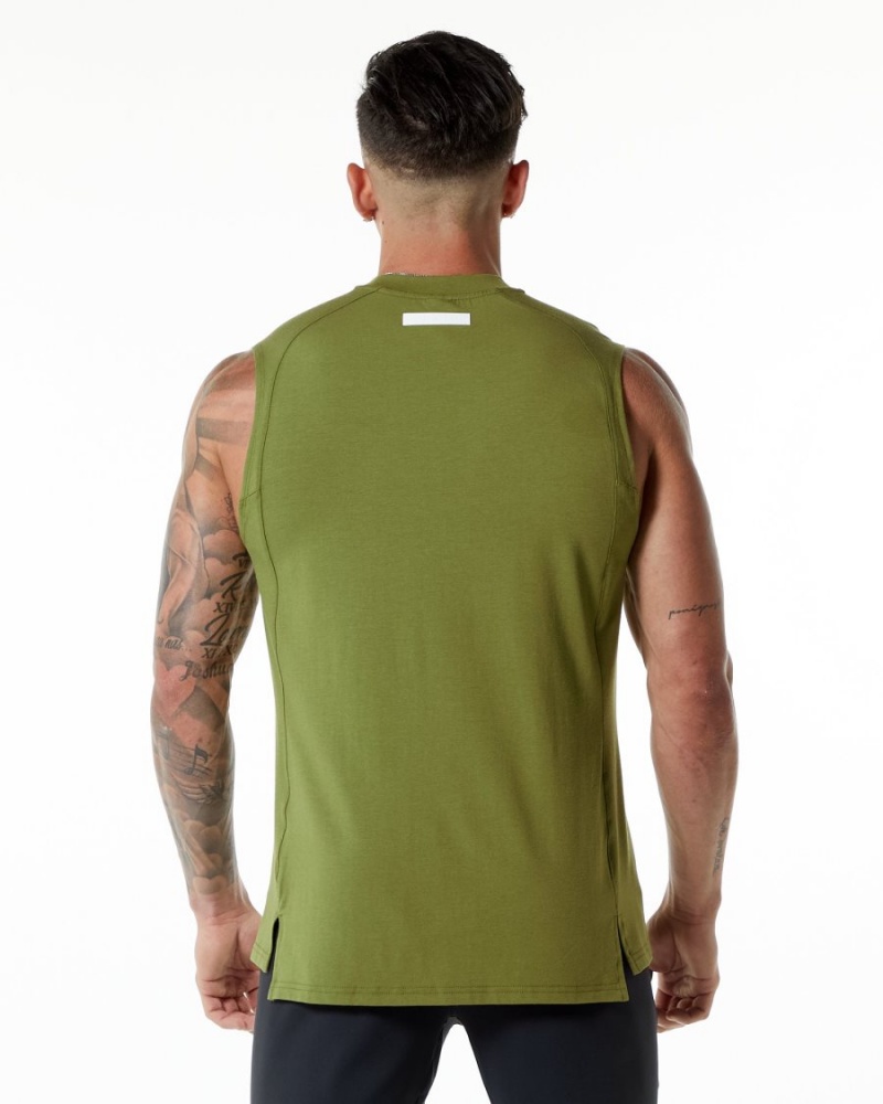 Debardeur Alphalete Evo Tank Vert Homme | YQN-75410935