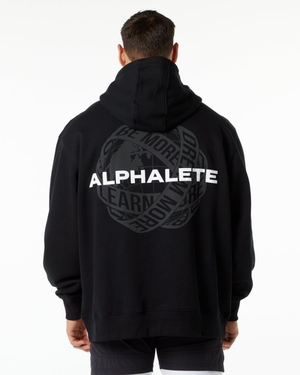 Sweat a Capuche Alphalete Unity Hoodie Noir Homme | ZMT-52788671