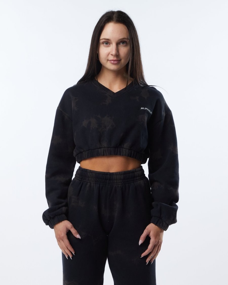 Vestes Alphalete HCTS Pull Noir Femme | RGL-30395642