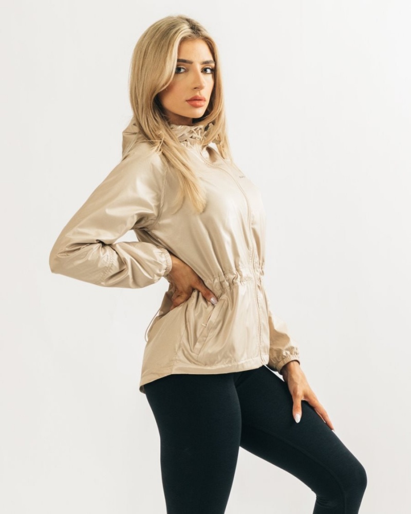 Vestes Alphalete Infinity Explorer Jacket Tan Femme | SHJ-12392278