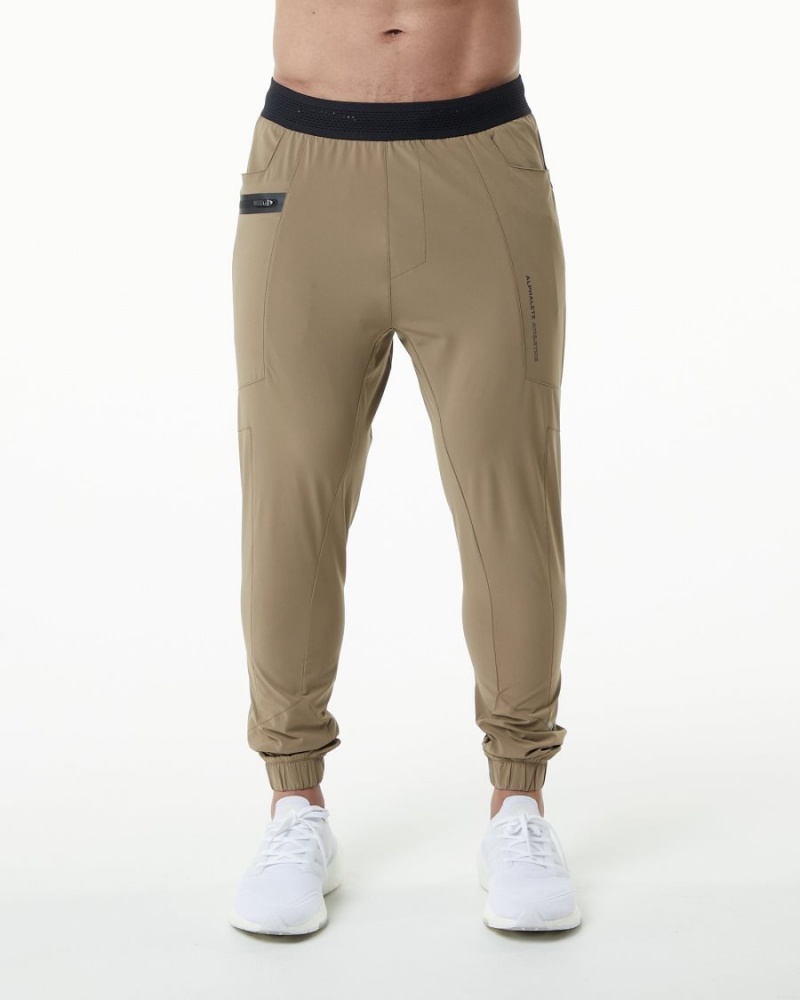 Pantalon Jogging Alphalete Studio Pant Taupe Homme | IDM-74406513