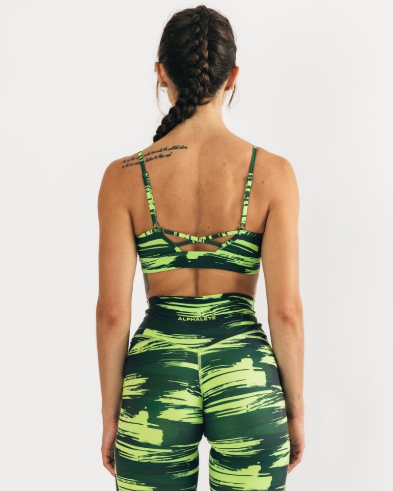 Soutien Gorge Sport Alphalete Surface Limitless Bra Camouflage Femme | MSL-06651789