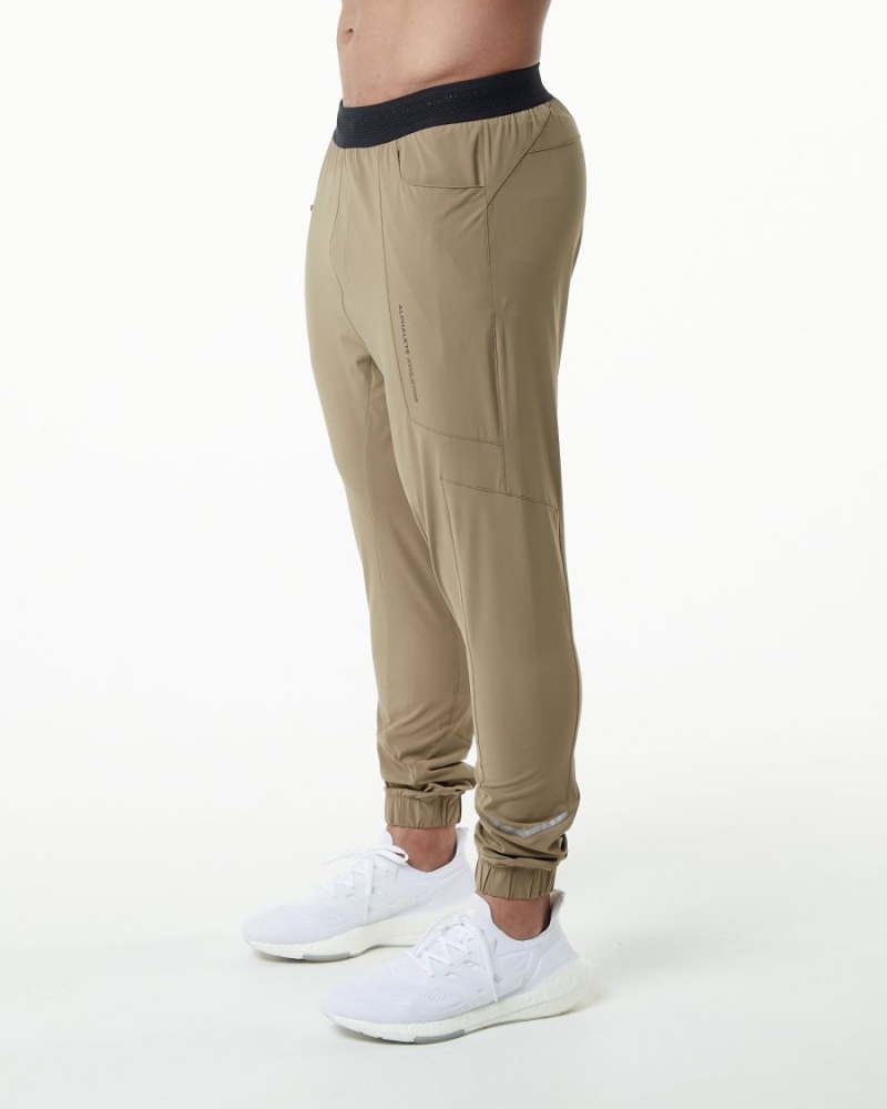 Pantalon Jogging Alphalete Studio Pant Taupe Homme | IDM-74406513