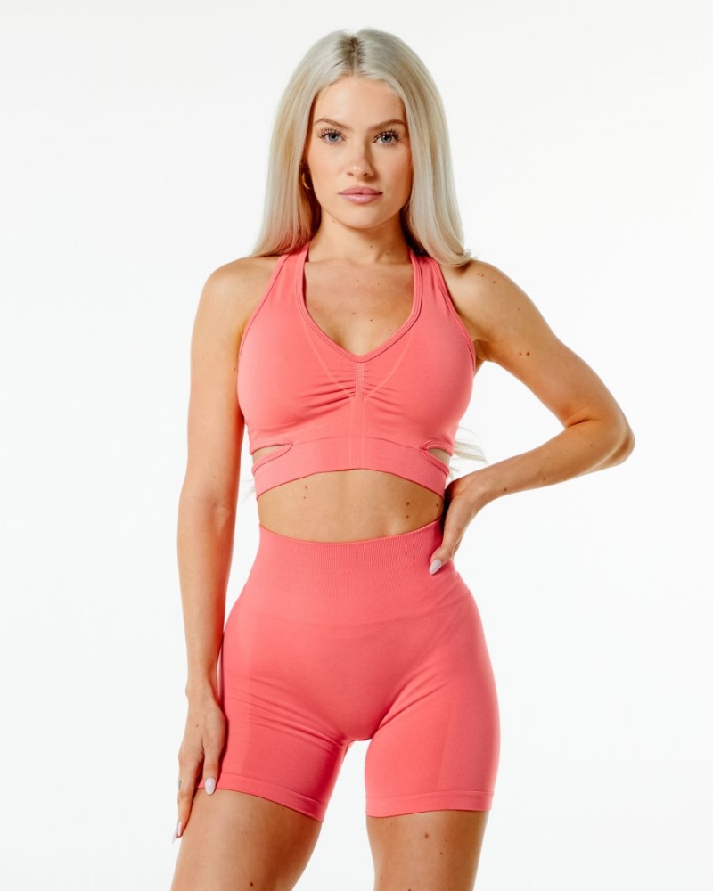 Soutien Gorge Sport Alphalete Stratus Bra Rose Femme | IMZ-82468390