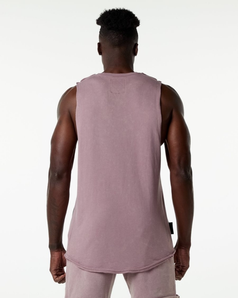 Stringers Alphalete Very Terry Cutoff Rose Homme | NWX-79503865