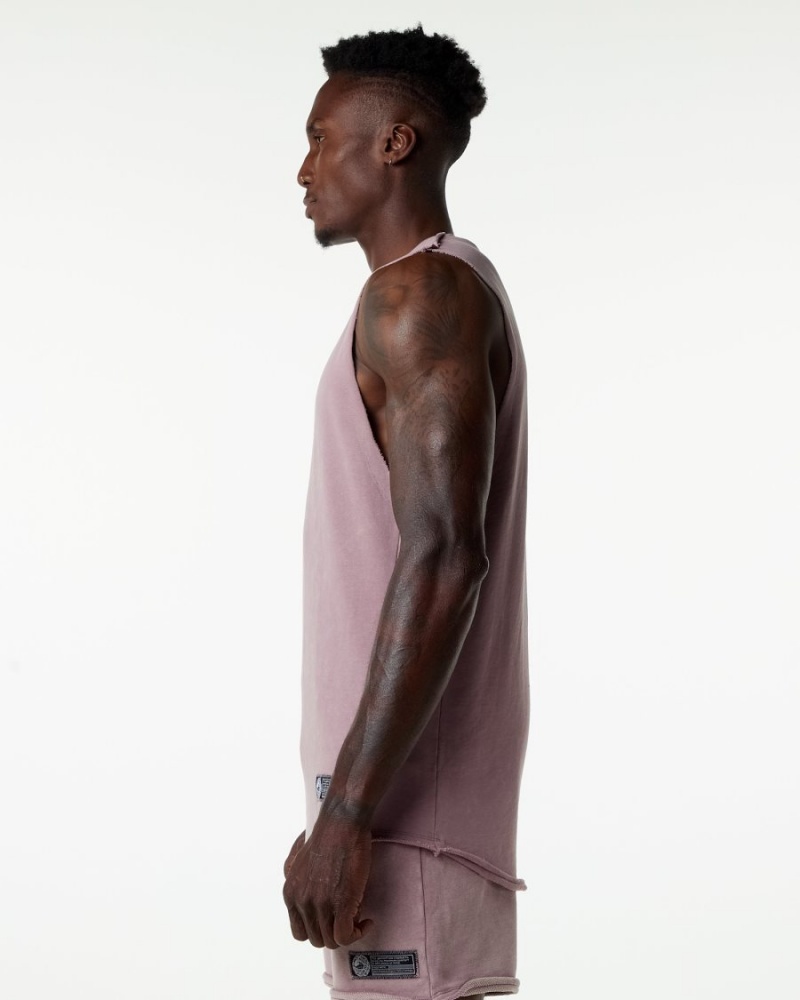 Stringers Alphalete Very Terry Cutoff Rose Homme | NWX-79503865