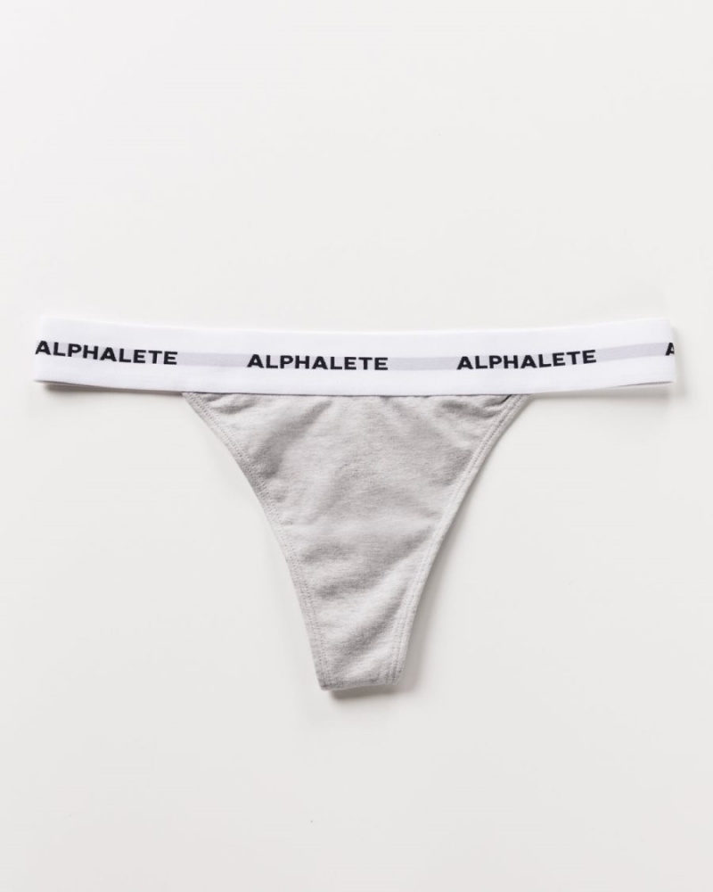 Sous Vêtement Alphalete Acute Lanières Grise Femme | DQX-42212631