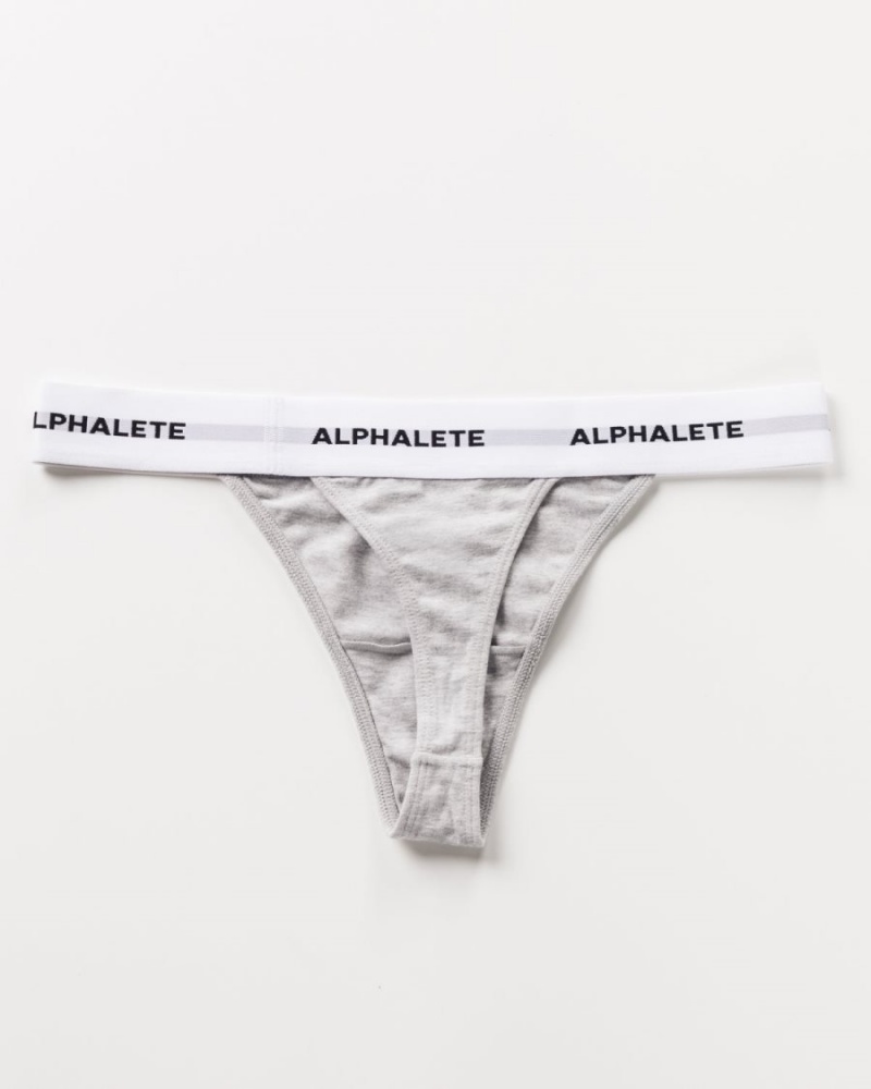 Sous Vêtement Alphalete Acute Lanières Grise Femme | DQX-42212631