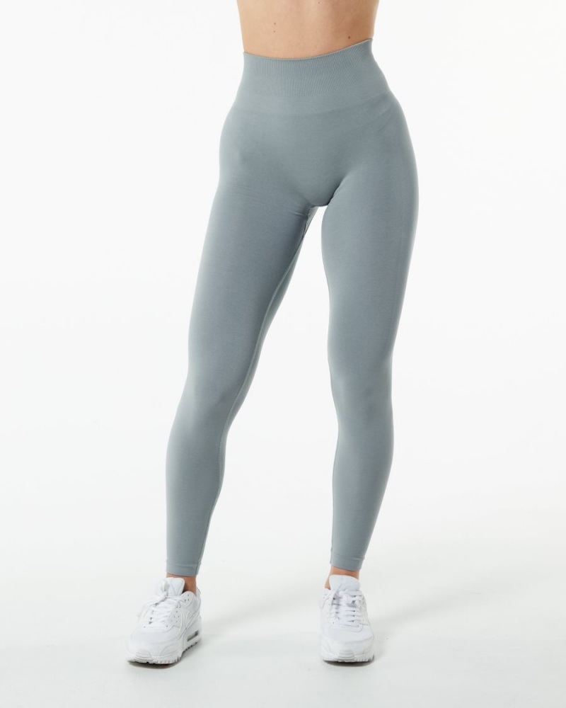 Leggings Alphalete Amplify Legging Grise Femme | WAX-27848146