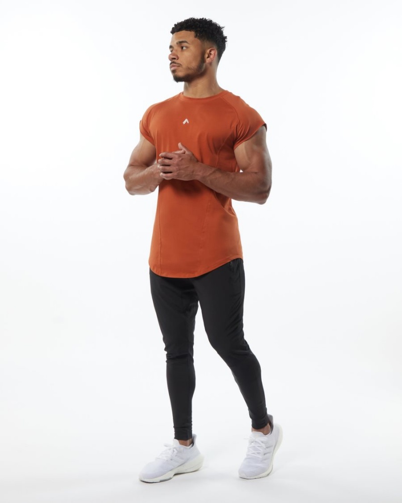 Stringers Alphalete Velocity Sans Manches Tee Sour Tangerine Homme | SBV-28649451