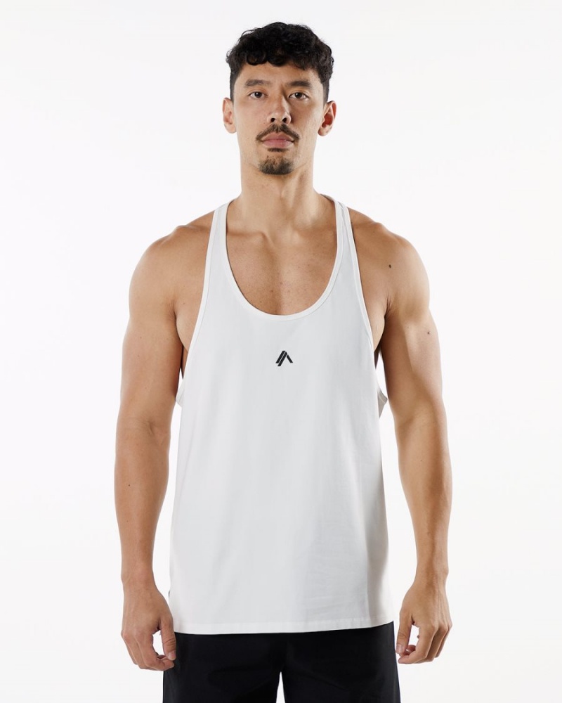 Stringers Alphalete Emblem Stringer Blanche Homme | TZS-83431464