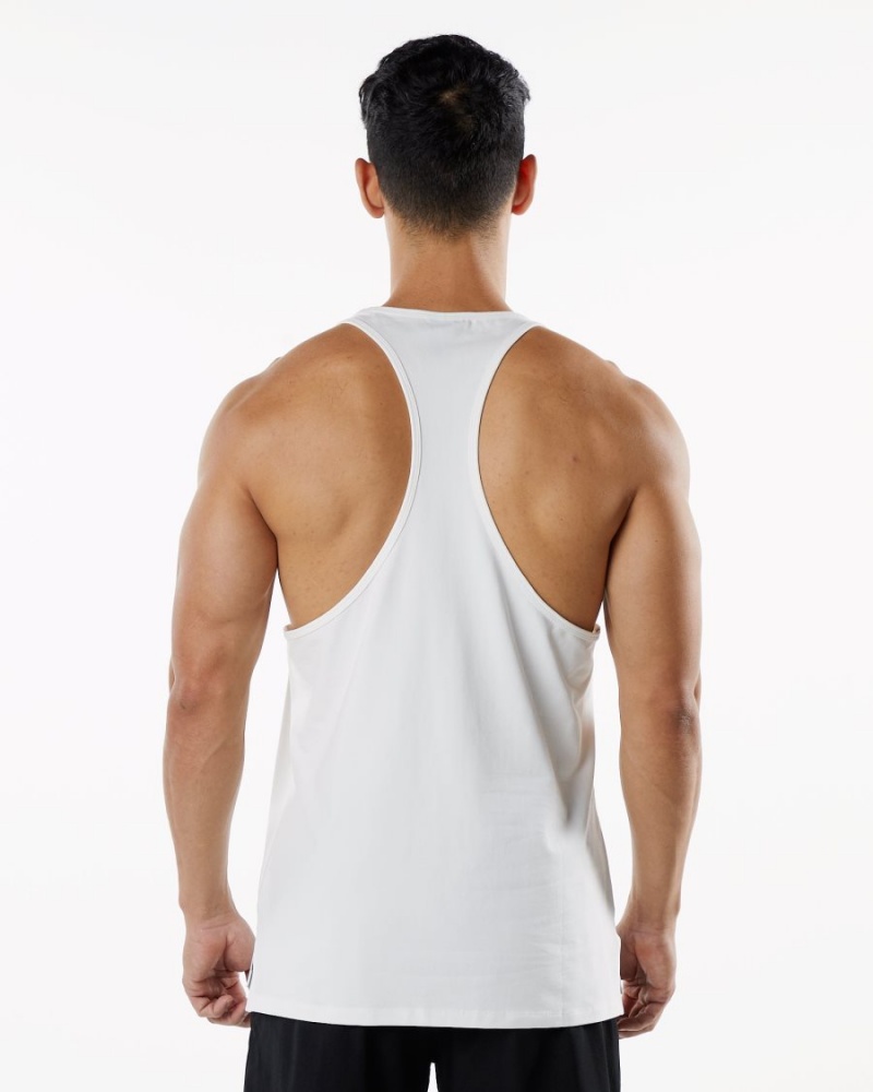 Stringers Alphalete Emblem Stringer Blanche Homme | TZS-83431464