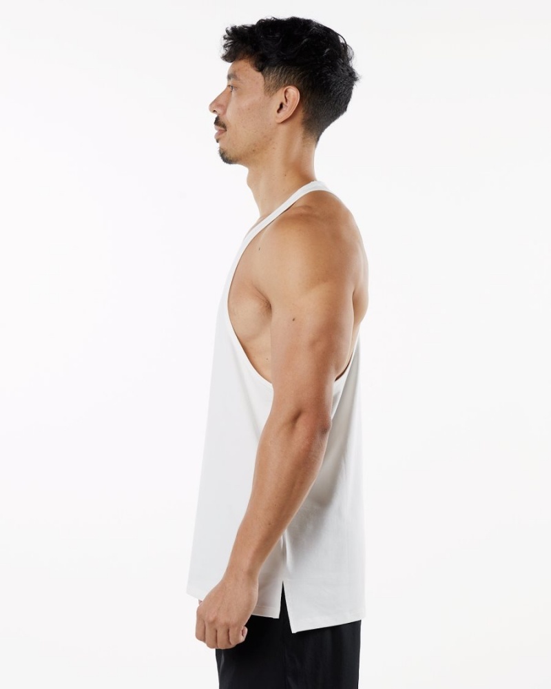 Stringers Alphalete Emblem Stringer Blanche Homme | TZS-83431464