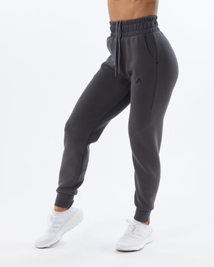 Pantalon Jogging Alphalete ELMTS Cuffed Jogger Charcoal Femme | IGP-44467431